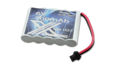 28904 Ni-MH Accu 6V 700mAh HBX-Stekker